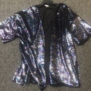 Sequin kimono
